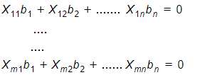 Нулевое пространство. Nullity матрицы что это. Исключение нулевых значений из матрицы.