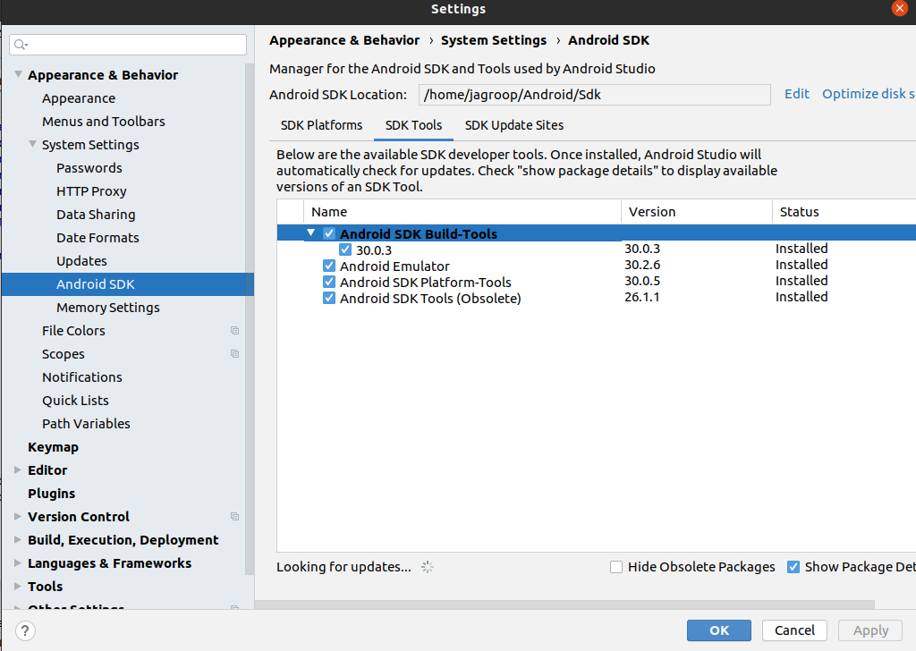 Android sdk versions