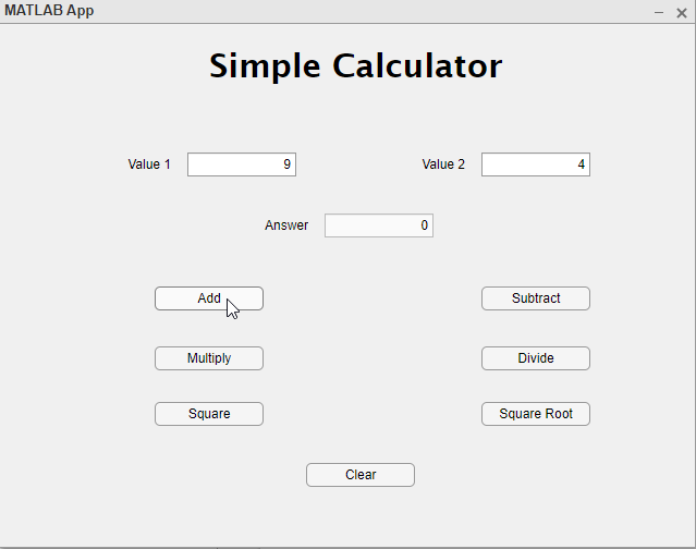 Simple gui