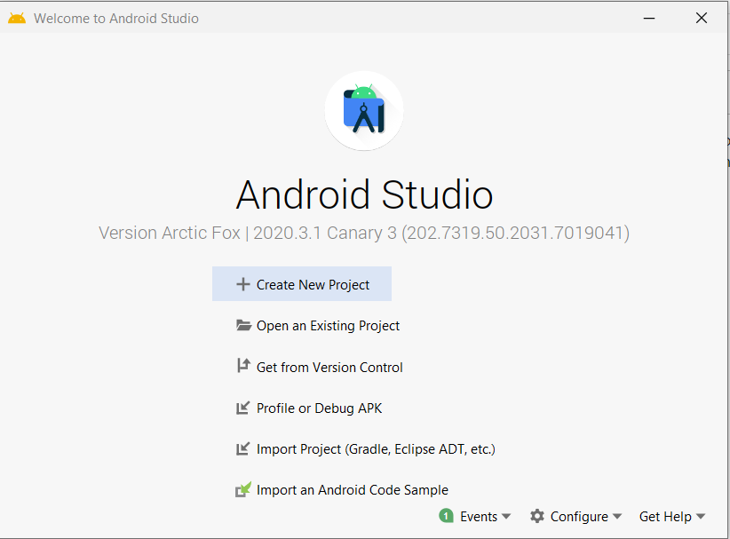 Android studio canary установка