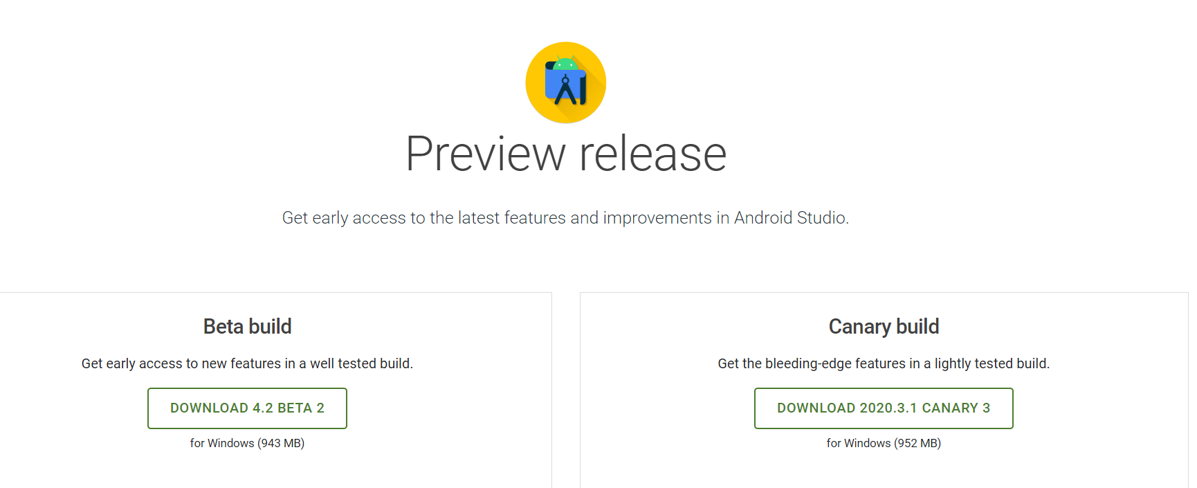 Android studio canary установка