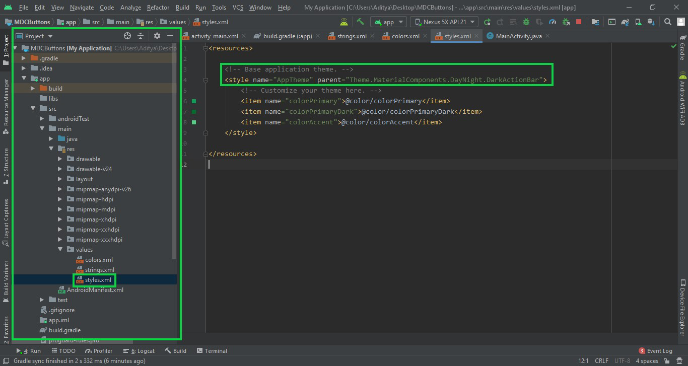 Форматирование текста android studio