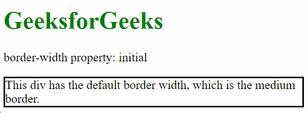 Border right style. Border width. border html.