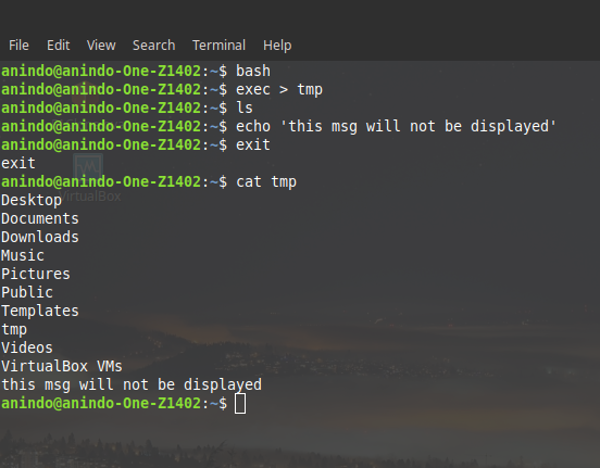 команда exec в Linux с примерами