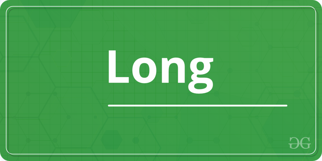 Число типа long. Число типа long