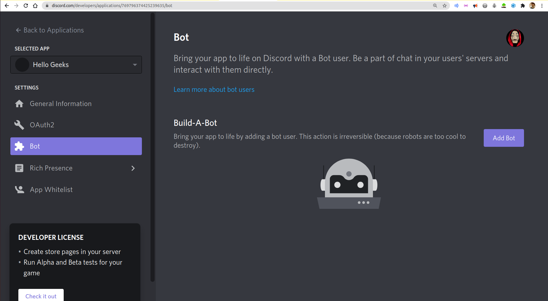 Ai bot discord